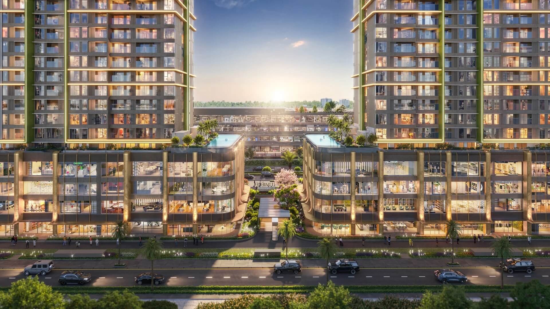 shophouse khối đế masteri thanh đa peninsula bình quới