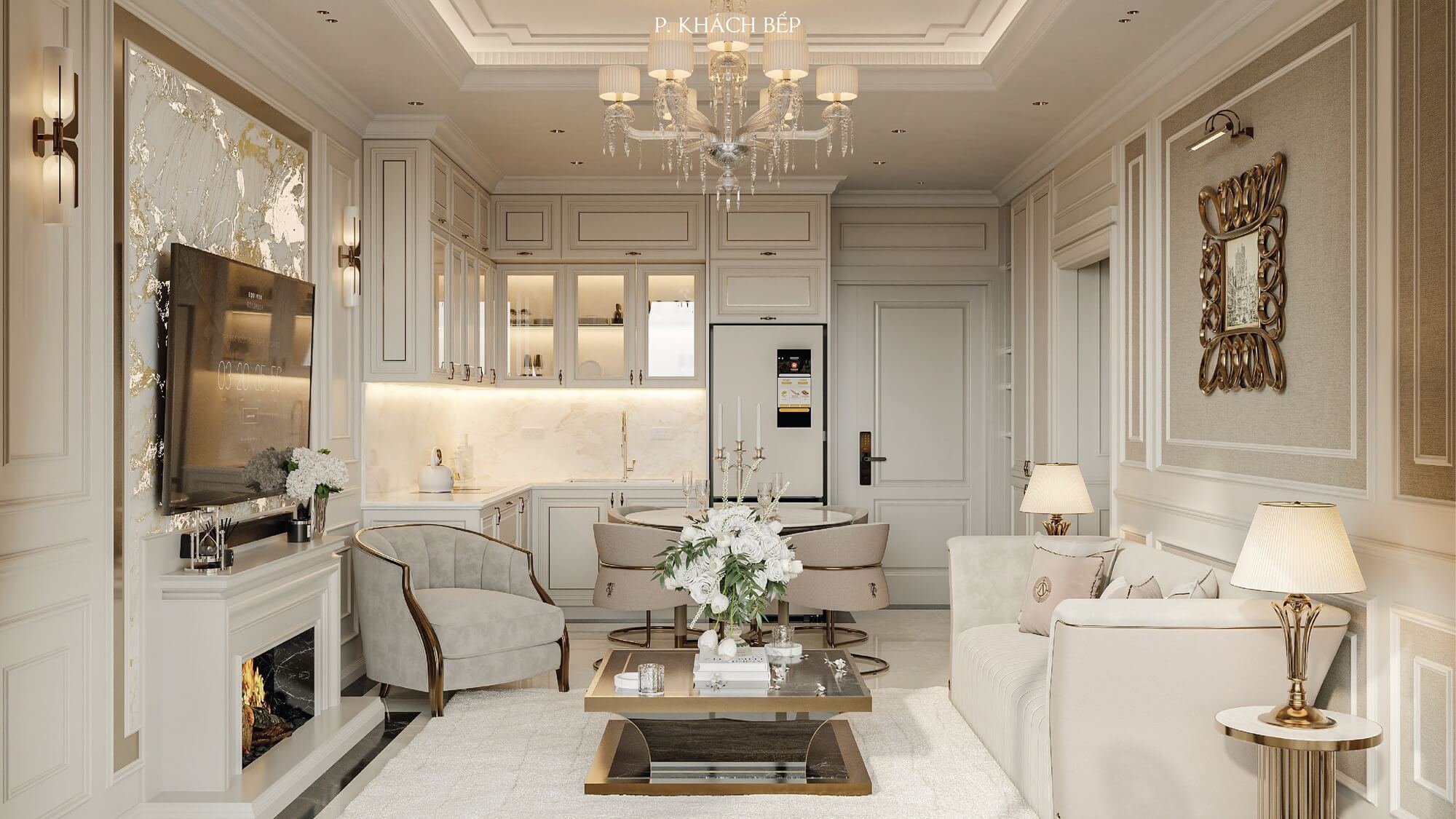 Căn hộ 2 phòng ngủ The ParkLand Ocean Park 2