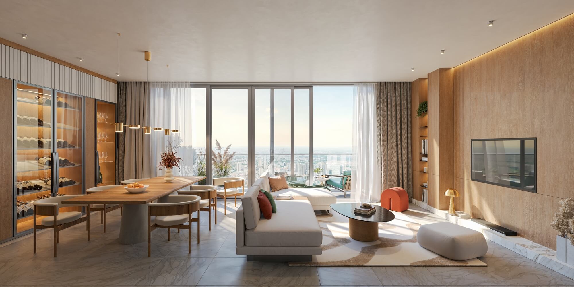 Căn hộ 3 phòng ngủ The ParkLand Ocean Park 2