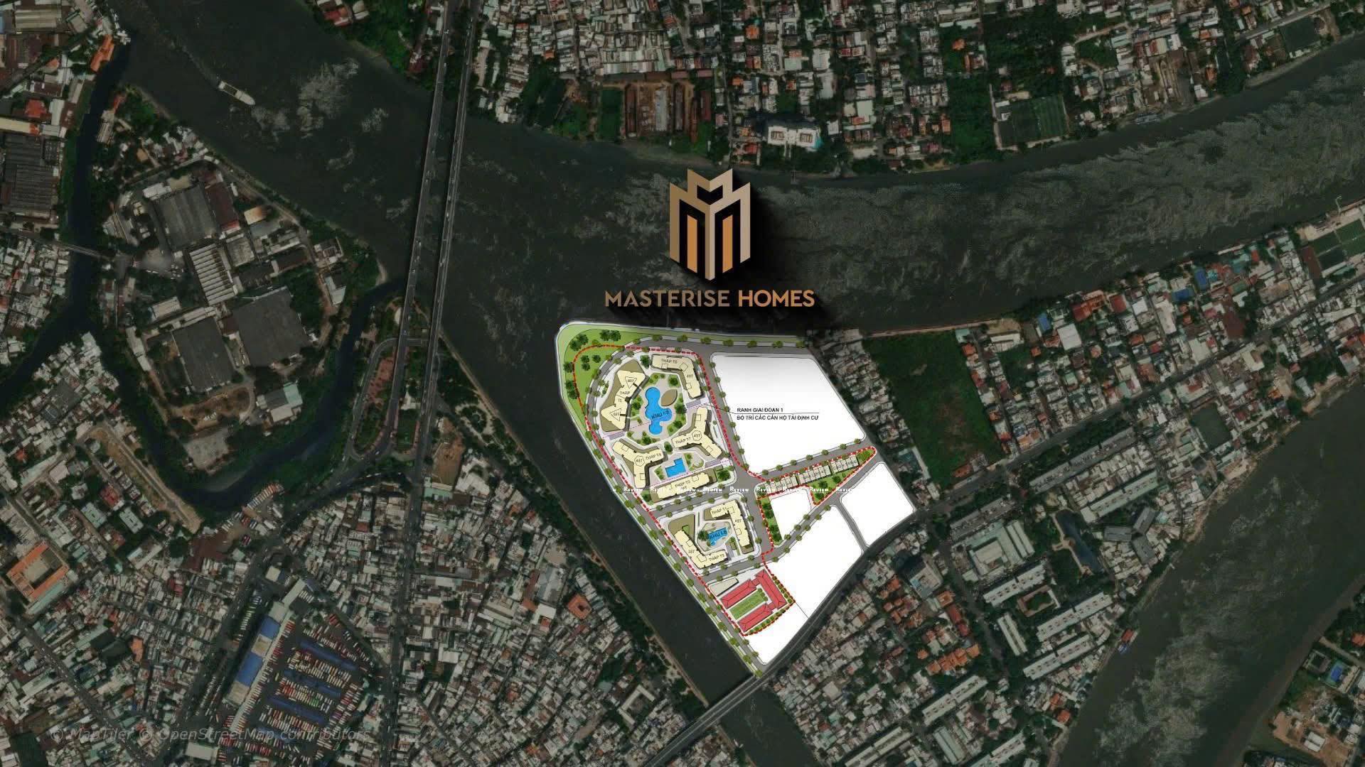 vị trí dự án masteri thanh đa peninsula bình quới