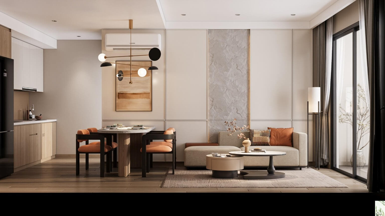 nội thất căn hộ masteri thanh đa peninsula bình quới