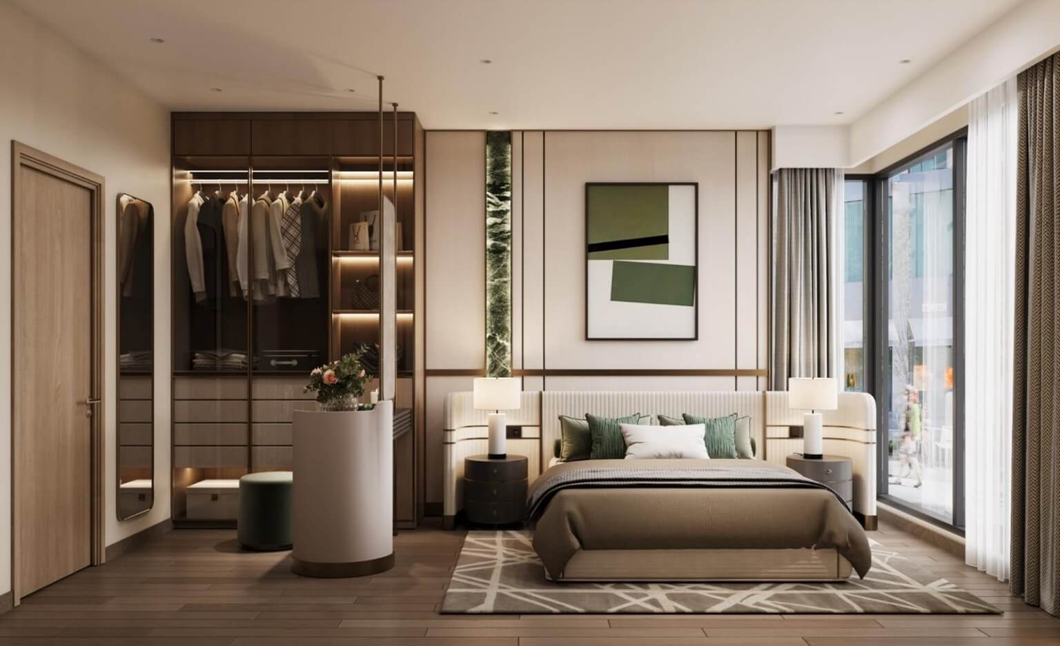 nội thất căn hộ masteri thanh đa peninsula bình quới