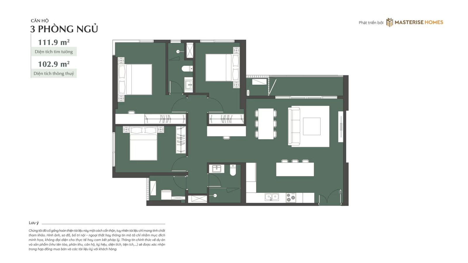 thiết kế căn hộ masteri thanh đa peninsula bình quới