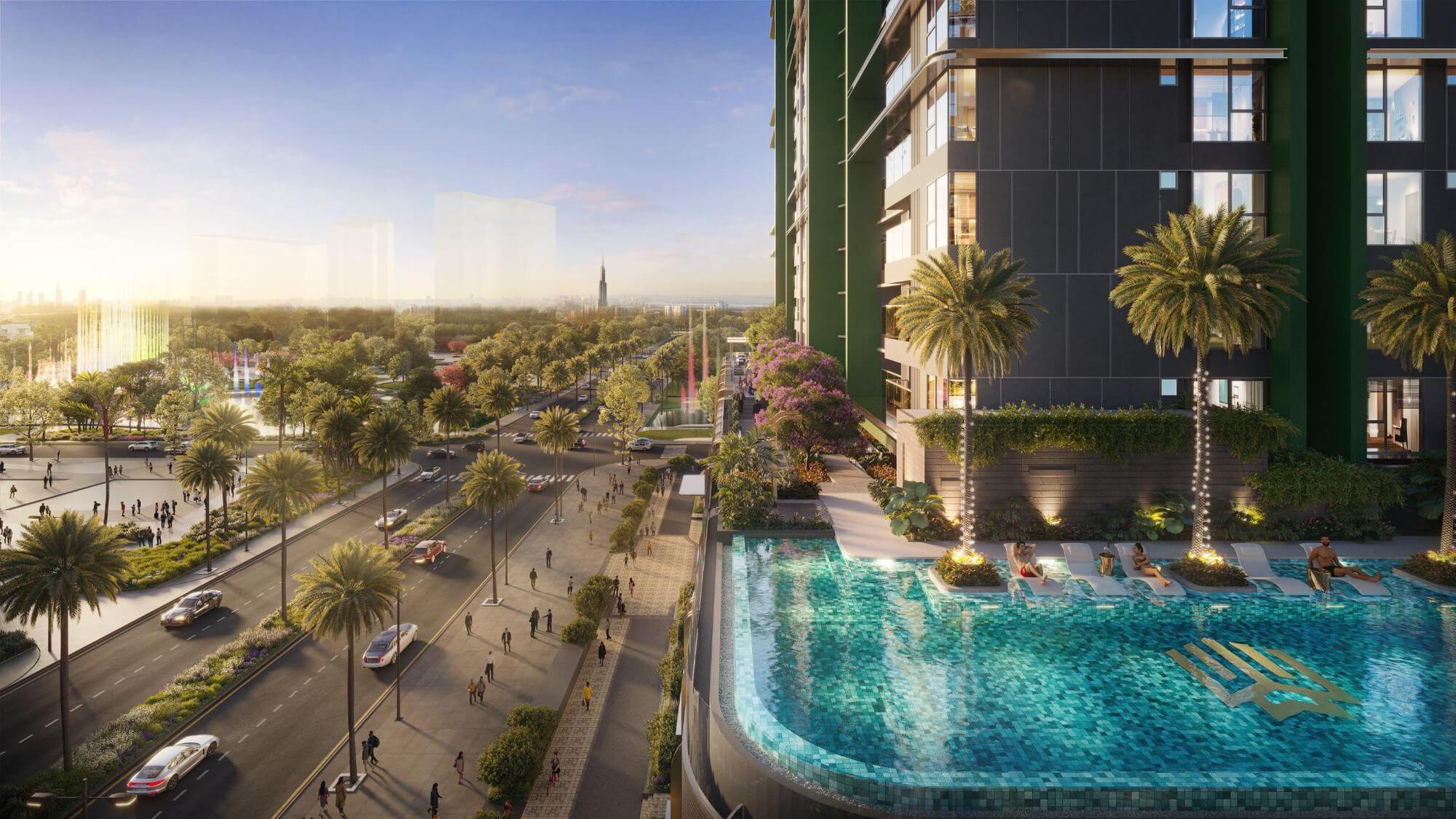 tiện ích dự án masteri thanh đa peninsula bình quới